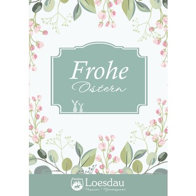 Loesdau Gutschein zum Drucken Ostergrüße
