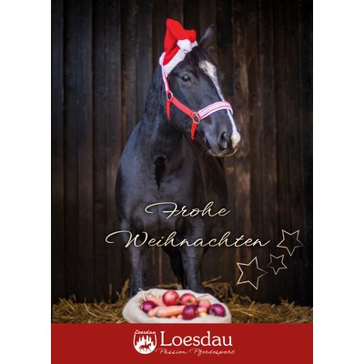Loesdau Gutschein zum Drucken Frohe Weihnachten