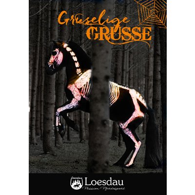 Loesdau Gutschein zum Drucken Gruselige Grüsse