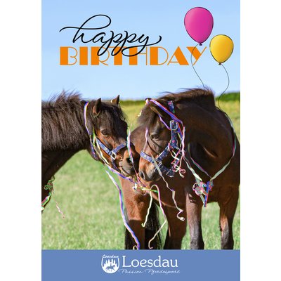 Loesdau Gutschein zum Drucken Happy Birthday Kids