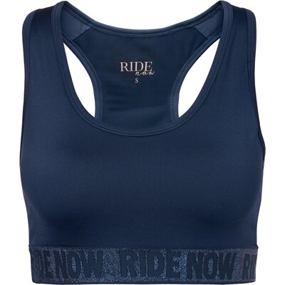 RIDE now Sport-Bustier mit Logoband navy | XS