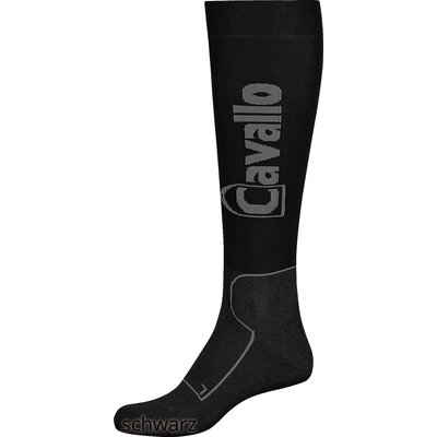 Cavallo Funktions-Reitsocken CAVALSIMO schwarz | 36/37