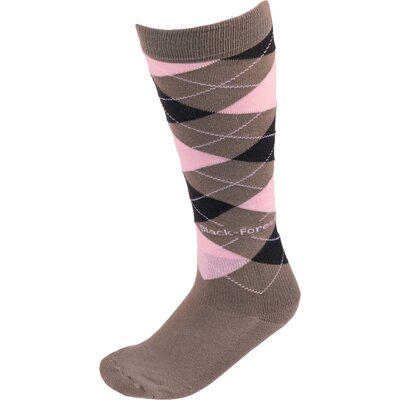 black forest Kniestrümpfe taupe/rose/mokka | 39-42