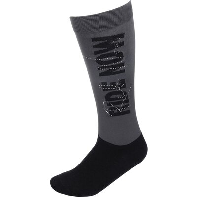 RIDE now Thinsocks mit Glitzerschriftzug