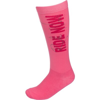 RIDE now Thinsocks mit Glitzerschriftzug 