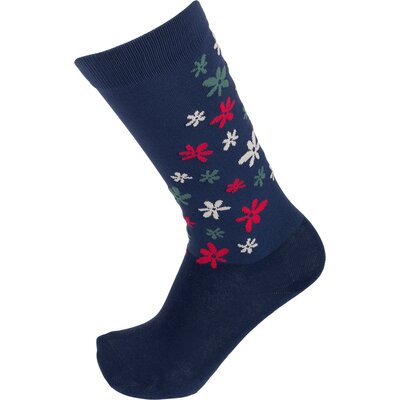 black forest kids Thinsocks mit Allovermuster navy | 23-28