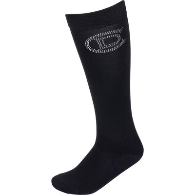 Cheval de Luxe Thinsocks mit Glitzerlogo 