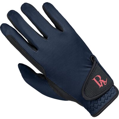 RIDE now Reithandschuhe mit Logo navy | XS