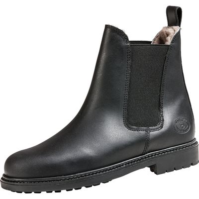 Loesdau Fettleder-Jodhpurstiefel mit Lammfell 