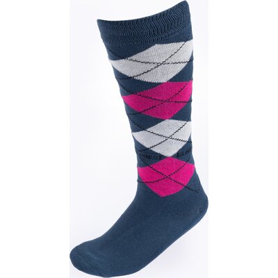 black forest Kniestrümpfe pagoda blue/pink/lightgrey | 31-34