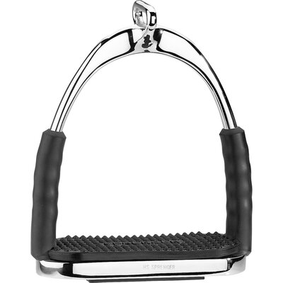 SPRENGER System-4 Steigbügel mit gedrehter Öse schwarz | 12,0 cm