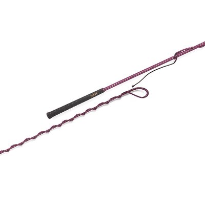 FLECK Longierpeitsche in 2-Farben-Optik brombeer | 200 cm