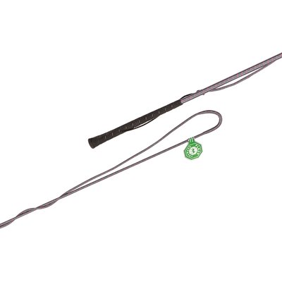 FLECK Longierpeitsche in 2-Farben-Optik grau/pink | 200 cm