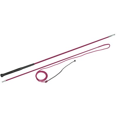 FLECK Longierpeitsche Ergo Griff pink | 180 cm
