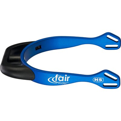 SPRENGER FairRider Sporen flach black/blue | 20 mm