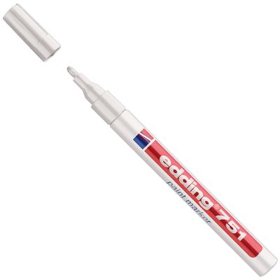 edding Lackstift Weiß 