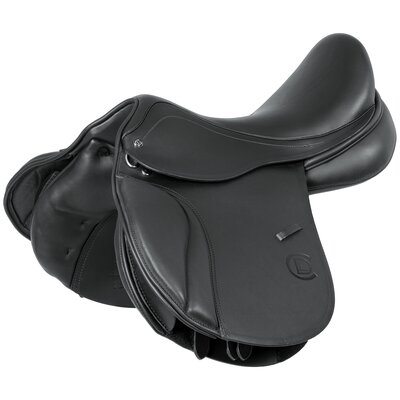 Cheval de Luxe Vielseitigkeits-Sattel Bristol schwarz | 16,5 Zoll