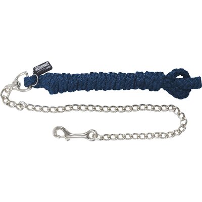 EQUEST Führkette Ultimo, für Pferde nickel/navy | 2.7 m
