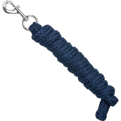 Loesdau Microfaser-Anbindestrick, mit Karabinerhaken vernickelt/marine | 2 m