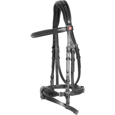 kieffer Trensenzaum Kieffer Ultrasoft® Unah schwarz | Vollblut
