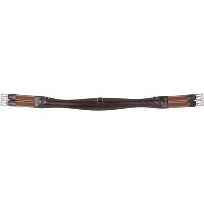 PRESTIGE Einfacher Sattelgurt braun | 135 cm