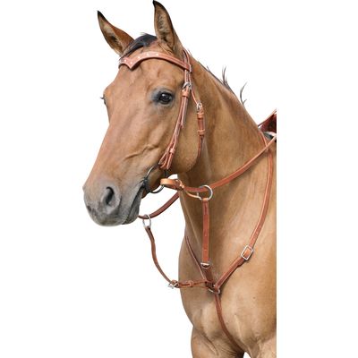 L-pro West Running-Martingal Harness natur