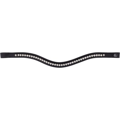MONTIVUM Stirnriemen Florenz schwarz/silber | WB