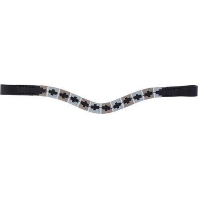 black forest Stirnband Canterbury black/grey | Warmblut