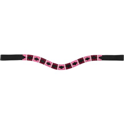 black forest Stirnband Canterbury pink/black | Warmblut