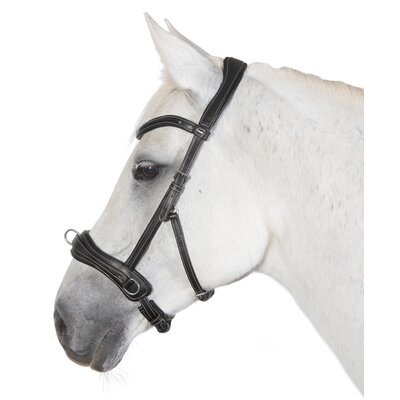 Loesdau Kappzaum Soft schwarz | Pony