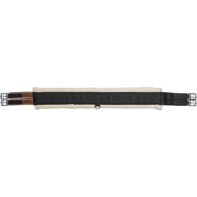 Loesdau Sattelgurt Teddy schwarz/natur | 135 cm