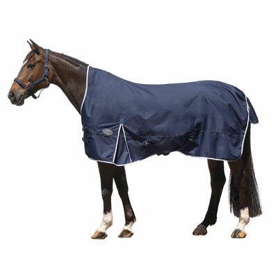 Horse-friends Outdoordecke Hamburg High Neck 0 g navy/white | 135 cm