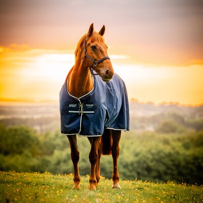 HORSEWARE Weidedecke AMIGO Ripstop 900 Fleece Lining, 50 g – Ansicht 2