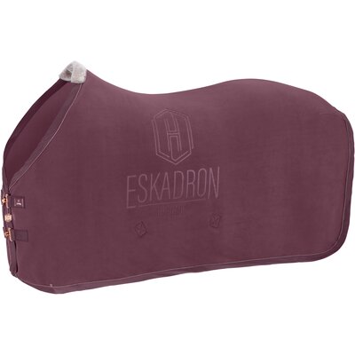 ESKADRON Heritage Abschwitzdecke Fleece Stamped cassis | 85cm
