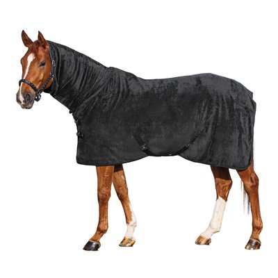 Cheval de Luxe Abschwitzdecke Full-Neck schwarz | 165 cm