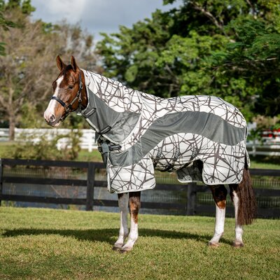 HORSEWARE AMIGO Weide- und Fliegendecke 3-in-1 Camofly camofly/grey | 140 cm