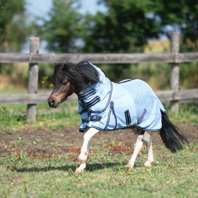 Horse-friends Fliegendecke mit Halsteil für Minishetty und Shetty. – Ansicht 2