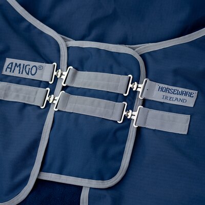 HORSEWARE AMIGO Straight Brusterweiterung navy/titanium grey