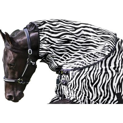 Horse-friends Halsteil zur Fliegendecke mit Zebra-Muster