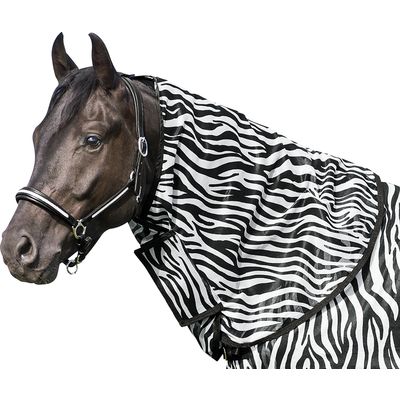Horse-friends Halsteil zur Fliegendecke mit Zebra-Muster 