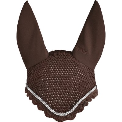 ESKADRON Fliegenhaube Regular darkbrown/silver | Pony