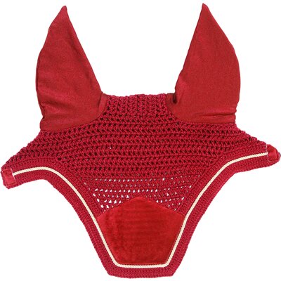 KENTUCKY Fliegenhaube Wellington Velvet rot | Warmblut
