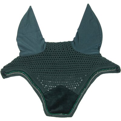 KENTUCKY Fliegenhaube Wellington Velvet Pearls tannengrün | WB