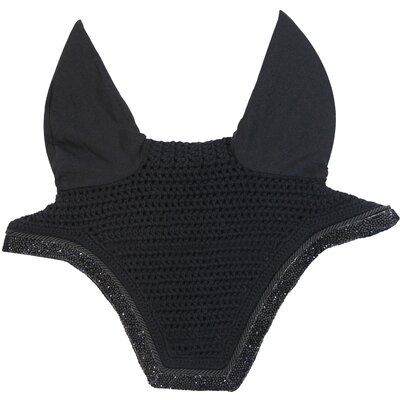 KENTUCKY Fliegenhaube Wellington Glitter schwarz | Warmblut