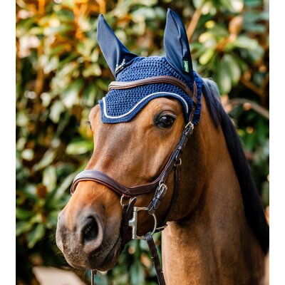HORSEWARE Signature Fliegenohren navy | VB/WB