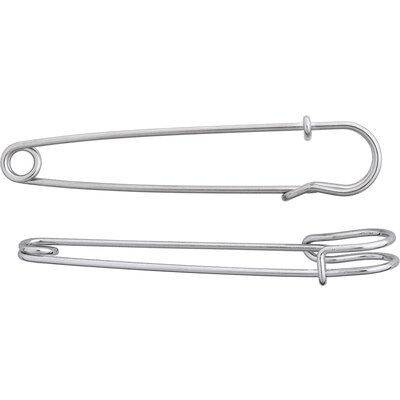 Passion 4Q Sicherheitsnadel für Turniernummern silver | 10 cm