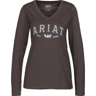 ARIAT Longshirt Flora Tee banyanbark | XS