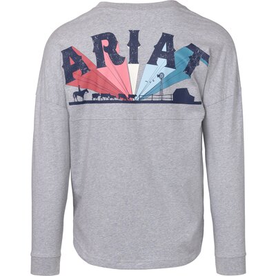 ARIAT Longshirt Fun Farm Oversize Tee – Ansicht 2