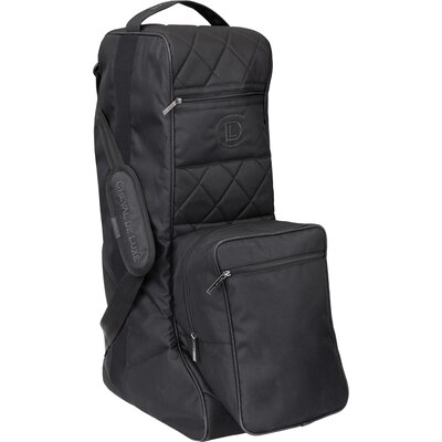 Cheval de Luxe Stiefeltasche mit Helmtasche schwarz