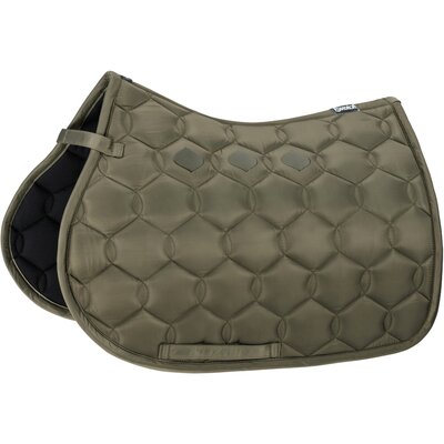 ESKADRON Schabracke Glossy Wave oliv | Warmblut/Vielseitigkeit